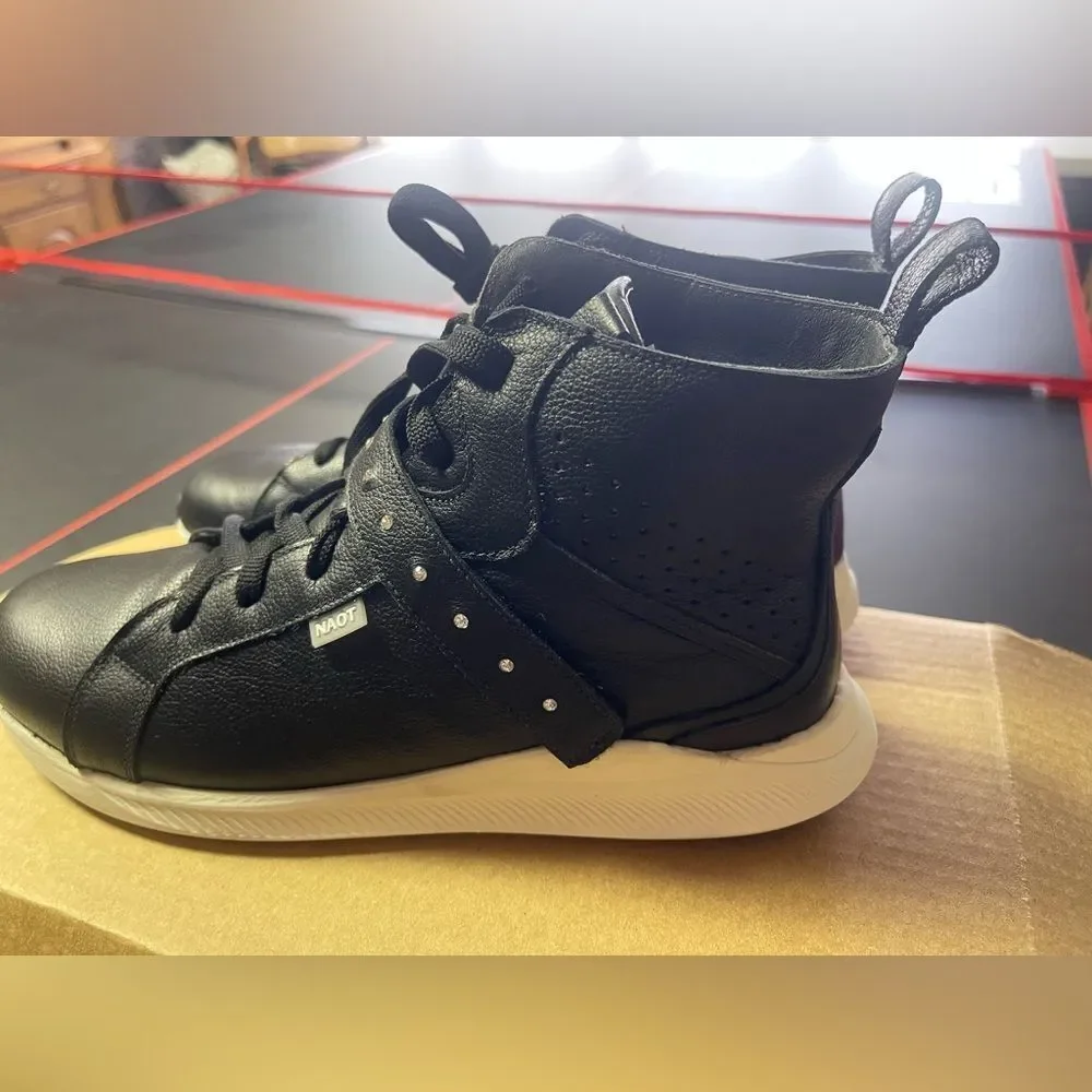 Naot Black Sneakers with Mesh Upper
